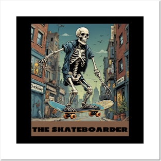 The skateboarder Posters and Art